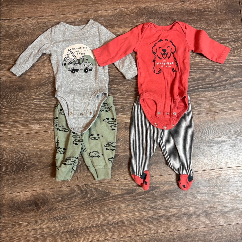 Carters boys matching sets